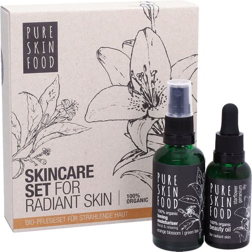 Organic Skincare Set for Radiant Skin - 1 set.