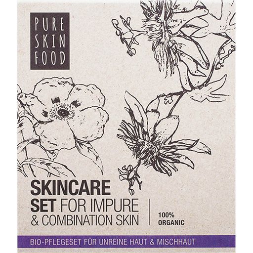 Organic Skincare Set for Impure & Combination Skin - 1 set.