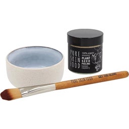 Self Care Set for Face Masks - Organic Renewing Plant Seed Peeling ke zjemnění pleti